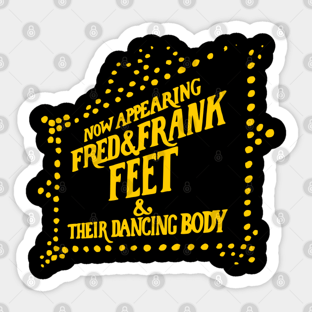 Fred & Frank Sticker by Solenoid Apparel